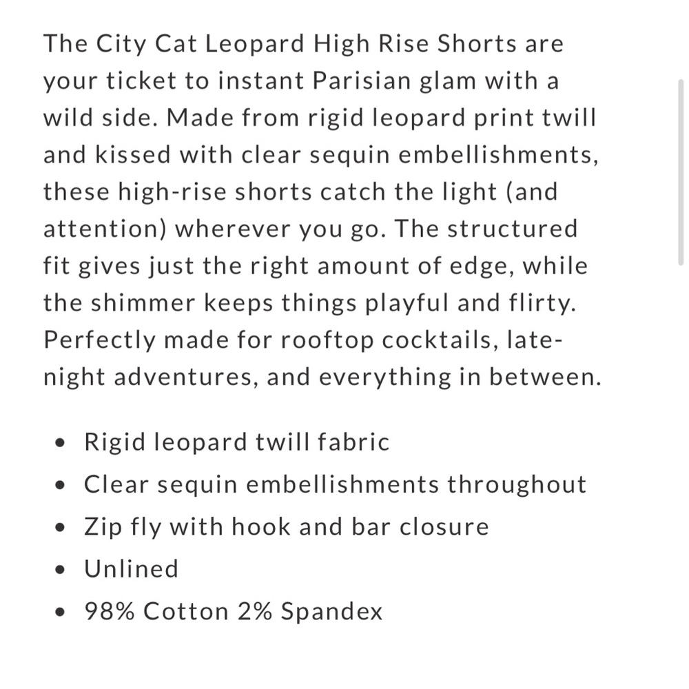 Leopard Print High Rise Shorts - Picture 8 of 16